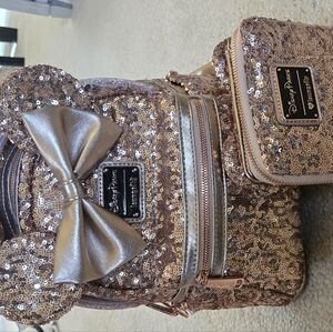 Loungefly rose gold set